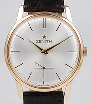 Zenith 18K 18ct Pink Gold Manual Wind