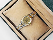 Ladies Rolex Oyster Perpetual DateJust Champagne Dial 69173