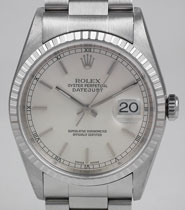 Rolex Oyster Perpetual DateJust With Silver Dial & Oyster Bracelet