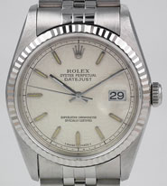 Rolex Oyster Perpetual DateJust With White Jubilee Dial & Matching Jubilee Bracelet