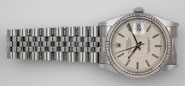 Rolex Oyster Perpetual DateJust With White Jubilee Dial & Matching Jubilee Bracelet