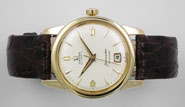 Omega 14ct Yellow Gold Seamaster Calendar - White Dial