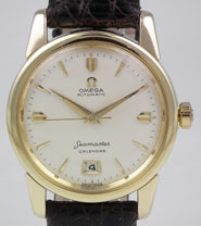 Omega 14ct Yellow Gold Seamaster Calendar - White Dial