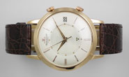 Gents Jaeger LeCoultre Memovox 18K Gold Auto Date With 2Tone Dial