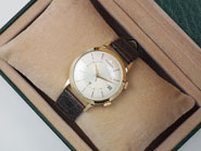 Gents Jaeger LeCoultre Memovox 18K Gold Auto Date With 2Tone Dial