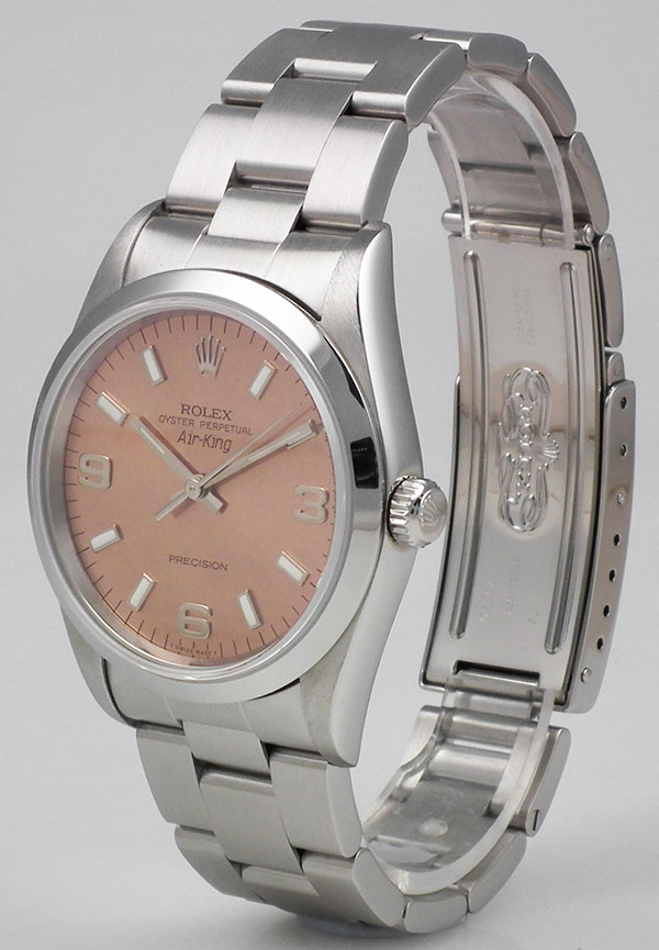 rolex air king salmon