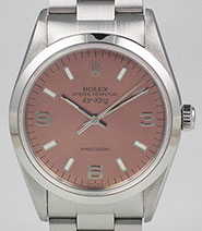 Rolex Oyster Perpetual Air-King With Salmon Pink Dial 14000