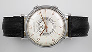 Jaeger LeCoultre Memovox World Time - 2Tone Silver & White Dial 