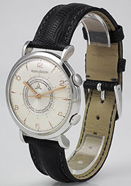 Jaeger LeCoultre Memovox World Time - 2Tone Silver & White Dial 