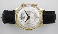 Jaeger LeCoultre Memovox 9ct 9K - Silver Dial