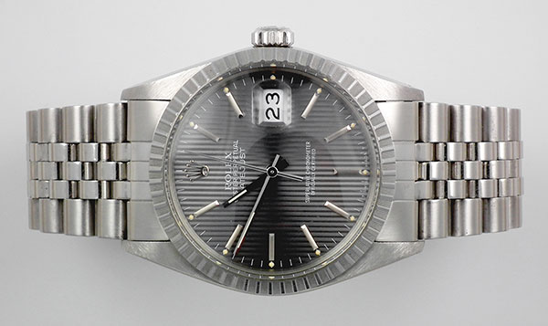 rolex datejust grey tapestry dial