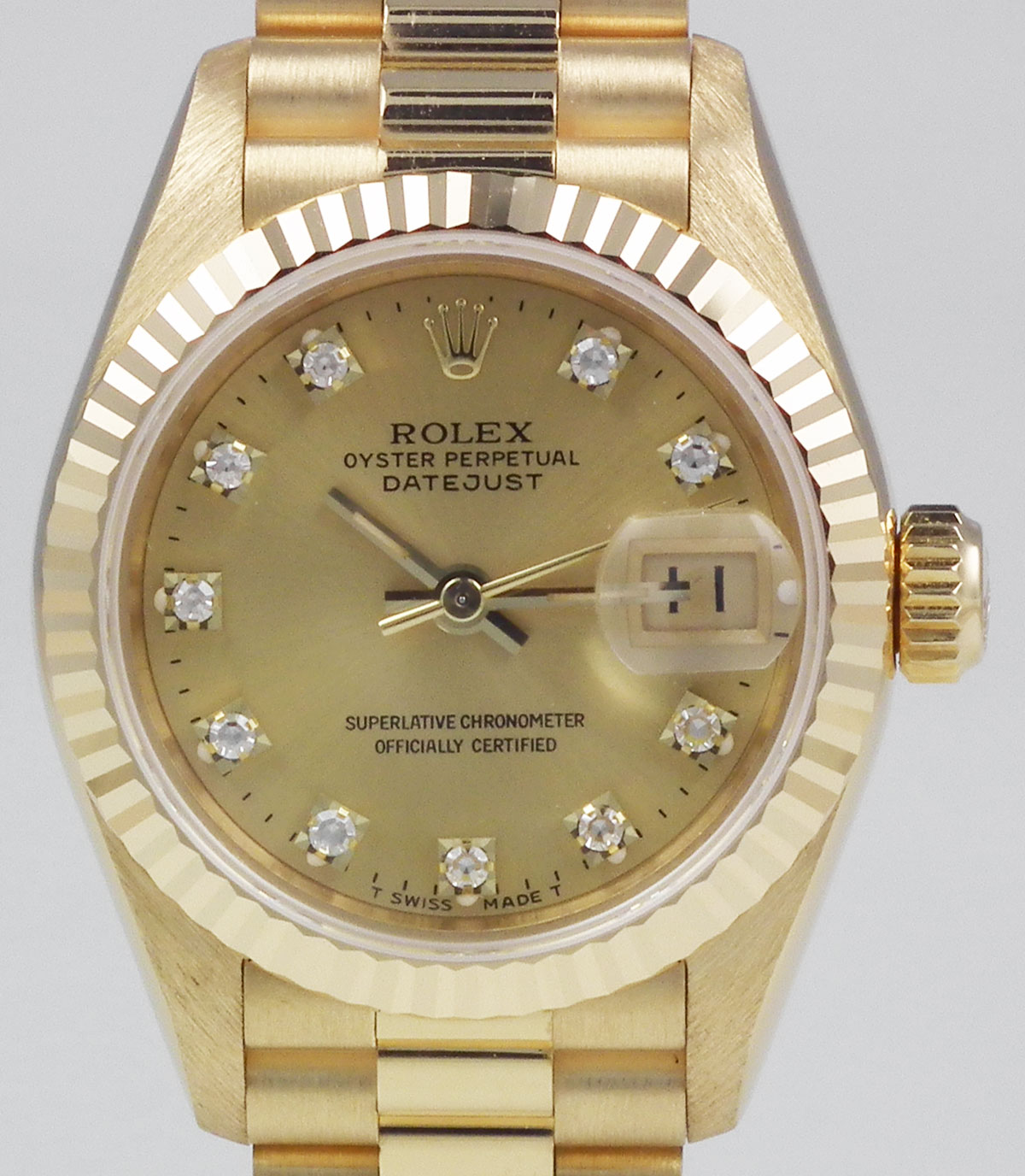 rolex oyster perpetual datejust womens with diamonds