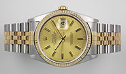 Rolex Oyster Perpetual DateJust Champagne Dial 16233