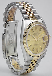 Rolex Oyster Perpetual DateJust Champagne Dial 16233