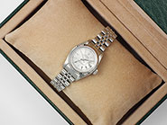 Ladies Rolex DateJust With Silver Dial 69174