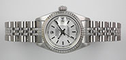 Ladies Rolex DateJust With Silver Dial 69174