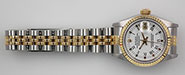 Ladies Rolex Oyster Perpetual DateJust White Roman Numeral Dial 69173