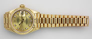 Ladies Rolex Oyster Perpetual DateJust 18K 18ct Diamond Dial 69178