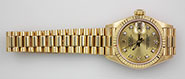 Ladies Rolex Oyster Perpetual DateJust 18K 18ct Diamond Dial 69178