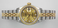 Ladies Rolex Oyster Perpetual DateJust 69173 - Diamond Dial