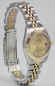 Ladies Rolex Oyster Perpetual DateJust 69173 - Diamond Dial