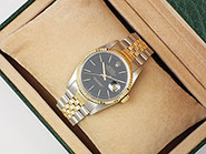 Rolex Oyster Perpetual DateJust Black Dial 16233