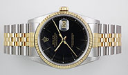 Rolex Oyster Perpetual DateJust Black Dial 16233