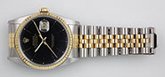 Rolex Oyster Perpetual DateJust Black Dial 16233