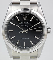 Rolex Oyster Perpetual Air-King With Black Dial 14000