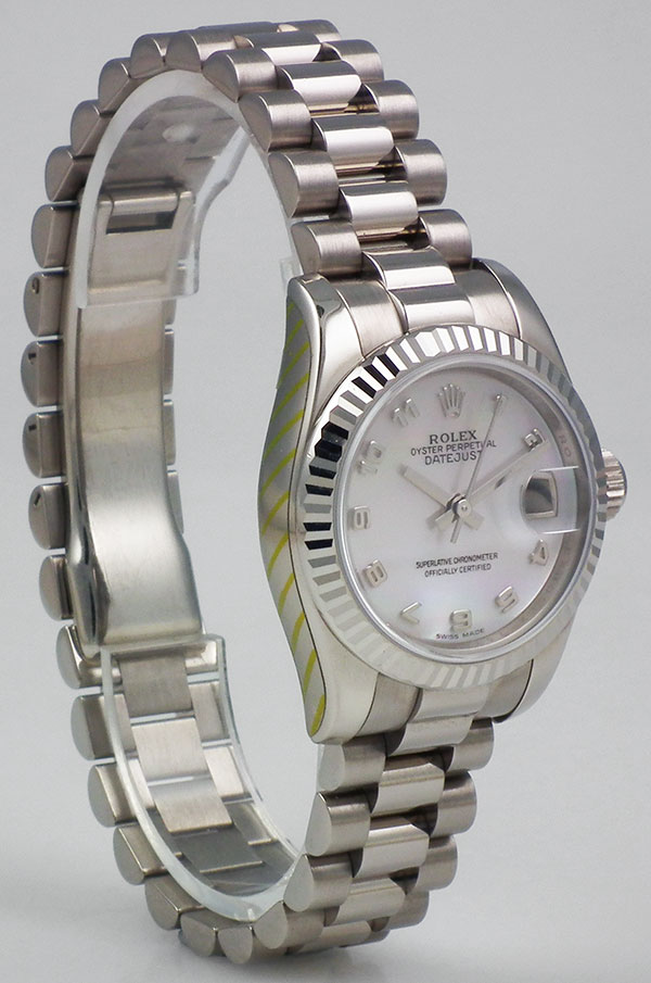 rolex oyster perpetual 18k white gold