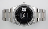 Rolex Oyster Perpetual DateJust 16200 - Black Dial