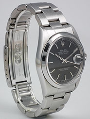 Rolex Oyster Perpetual DateJust 16200 - Black Dial