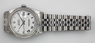 Rolex Oyster Perpetual DateJust 16234 - White Roman Numeral Dial