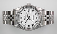 Rolex Oyster Perpetual DateJust 16234 - White Roman Numeral Dial