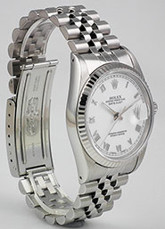 Rolex Oyster Perpetual DateJust 16234 - White Roman Numeral Dial