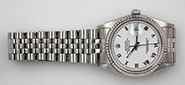 Rolex Oyster Perpetual DateJust 16234 - White Roman Numeral Dial