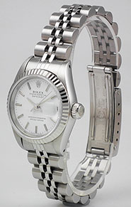 Ladies Rolex Oyster Perpetual DateJust White Dial 69174