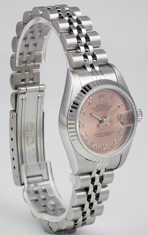 rolex pink oyster perpetual datejust