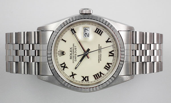 rolex ivory dial