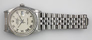 Rolex Oyster Perpetual DateJust 16234 - Ivory Roman Dial