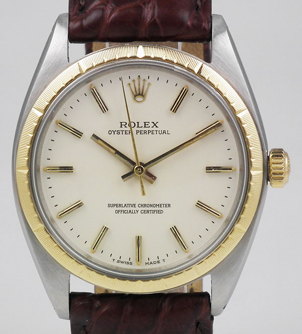 Rolex Oyster Perpetual 18K/SS Zephyr - White Dial (1962)