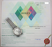 Rolex Oyster Perpetual DateJust 16264 Turn-o-Graph - Rhodium Dial