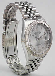 Rolex Oyster Perpetual DateJust 16264 Turn-o-Graph - Rhodium Dial