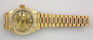 Ladies Rolex Oyster Perpetual DateJust 18K 18ct Diamond Dial 69178