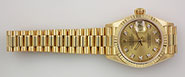 Ladies Rolex Oyster Perpetual DateJust 18K 18ct Diamond Dial 69178