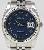 Rolex Oyster Perpetual DateJust 116234 - Blue Jubilee Dial