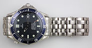 Gents Omega Seamaster Professional 300m - Blue Dial Bezel