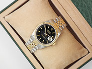 Rolex Oyster Perpetual DateJust Black Dial 16233