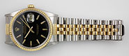 Rolex Oyster Perpetual DateJust Black Dial 16233