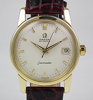 Omega 18K 18ct Seamaster - White Dial